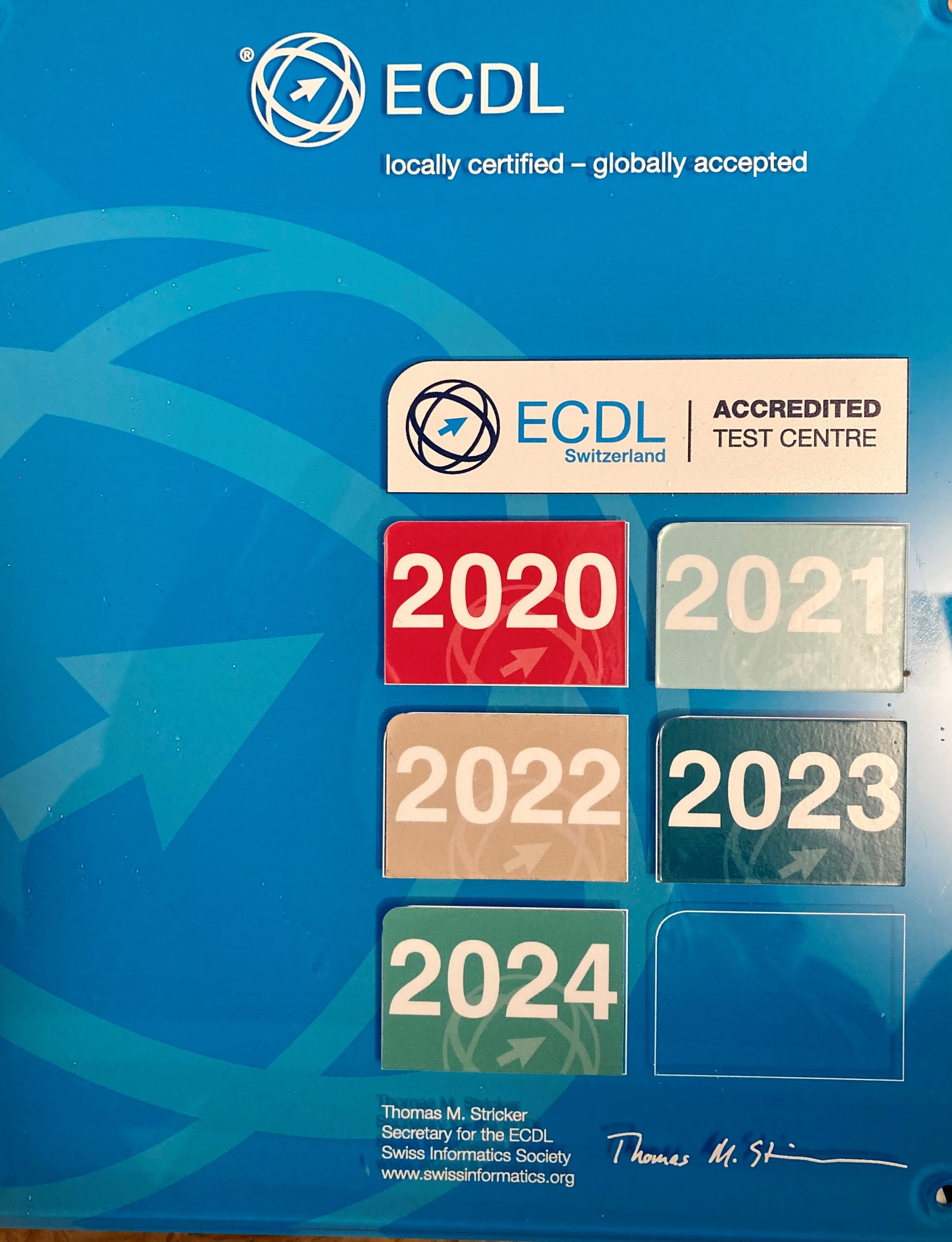 ECDL Akkreditierung Test Center – 2024